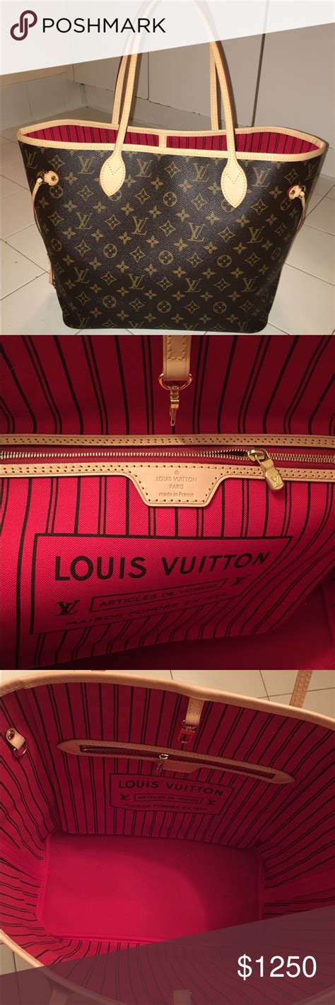 authentic louis vuitton neverfull pm|louis vuitton inside lining.